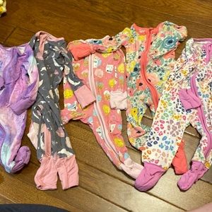 Little sleepies 0-3 month sleeper lot